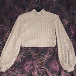 Turtle neck crop top